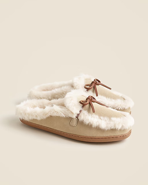 Lodge mules in suede | J. Crew US