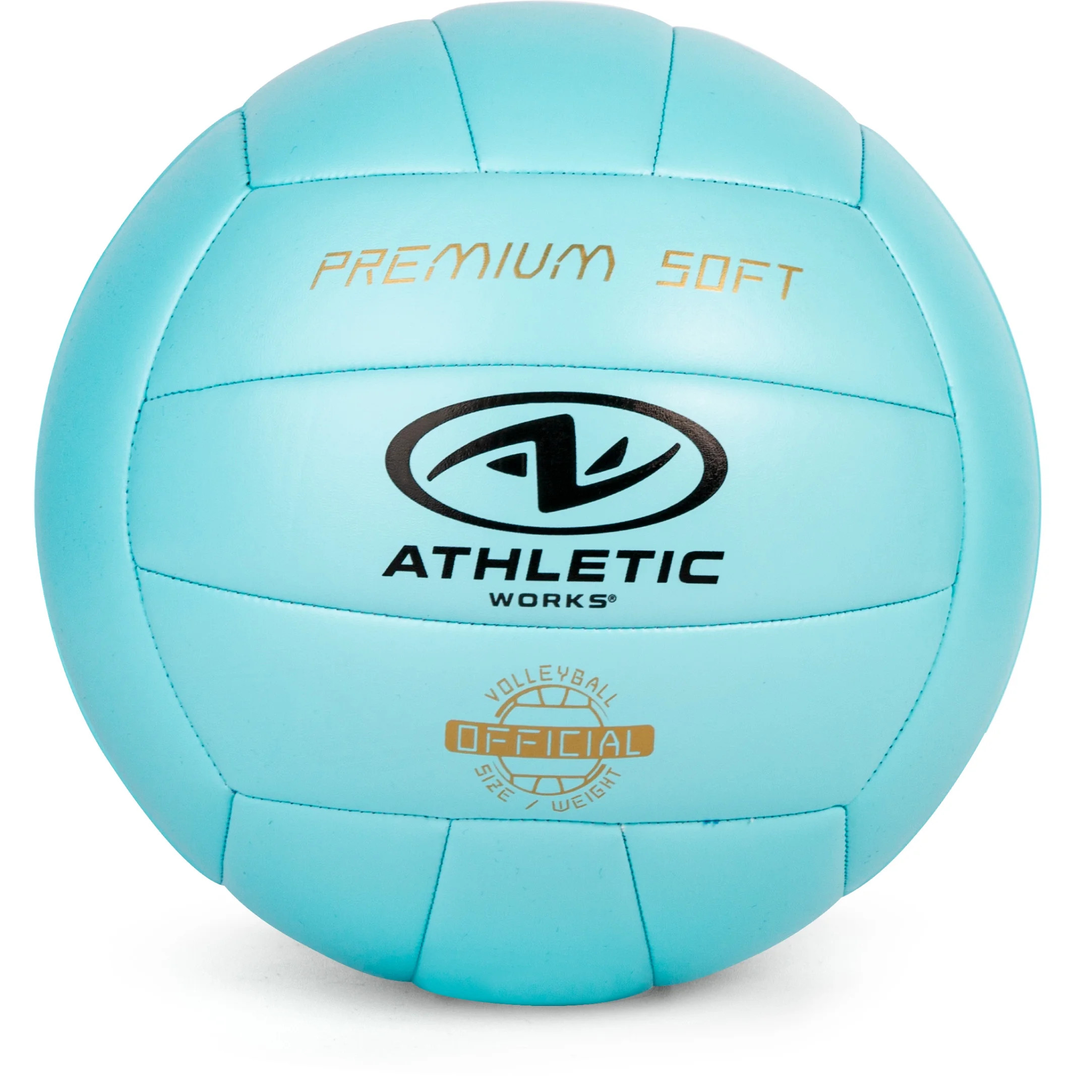 Athletic Works Size 5 Premium Soft Volleyball, Blue | Walmart (US)