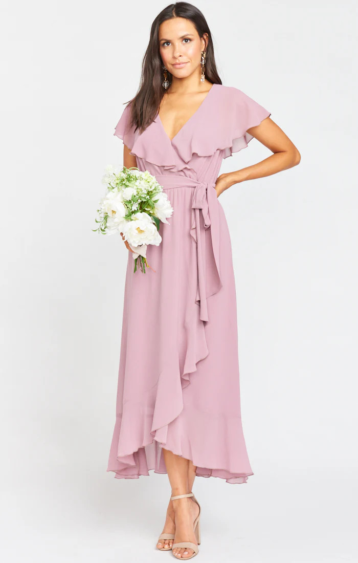 Jess Ruffle Midi Dress | Show Me Your Mumu