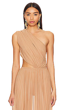 Ronny Kobo Finland Bodysuit in Latte from Revolve.com | Revolve Clothing (Global)