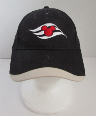 Disney Cruise Line Embroidered Logo Navy / Tan Adjustible Cap Hat | eBay US