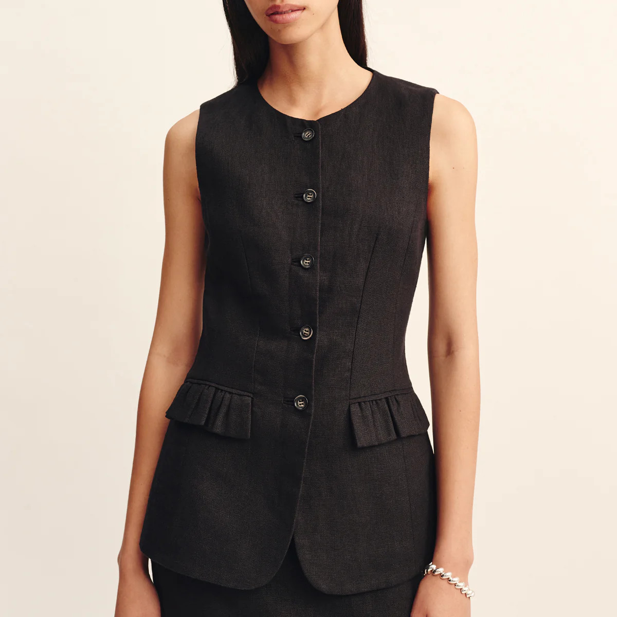 MATILDA GILET - BLACK | POSSE (Australia & New Zealand)