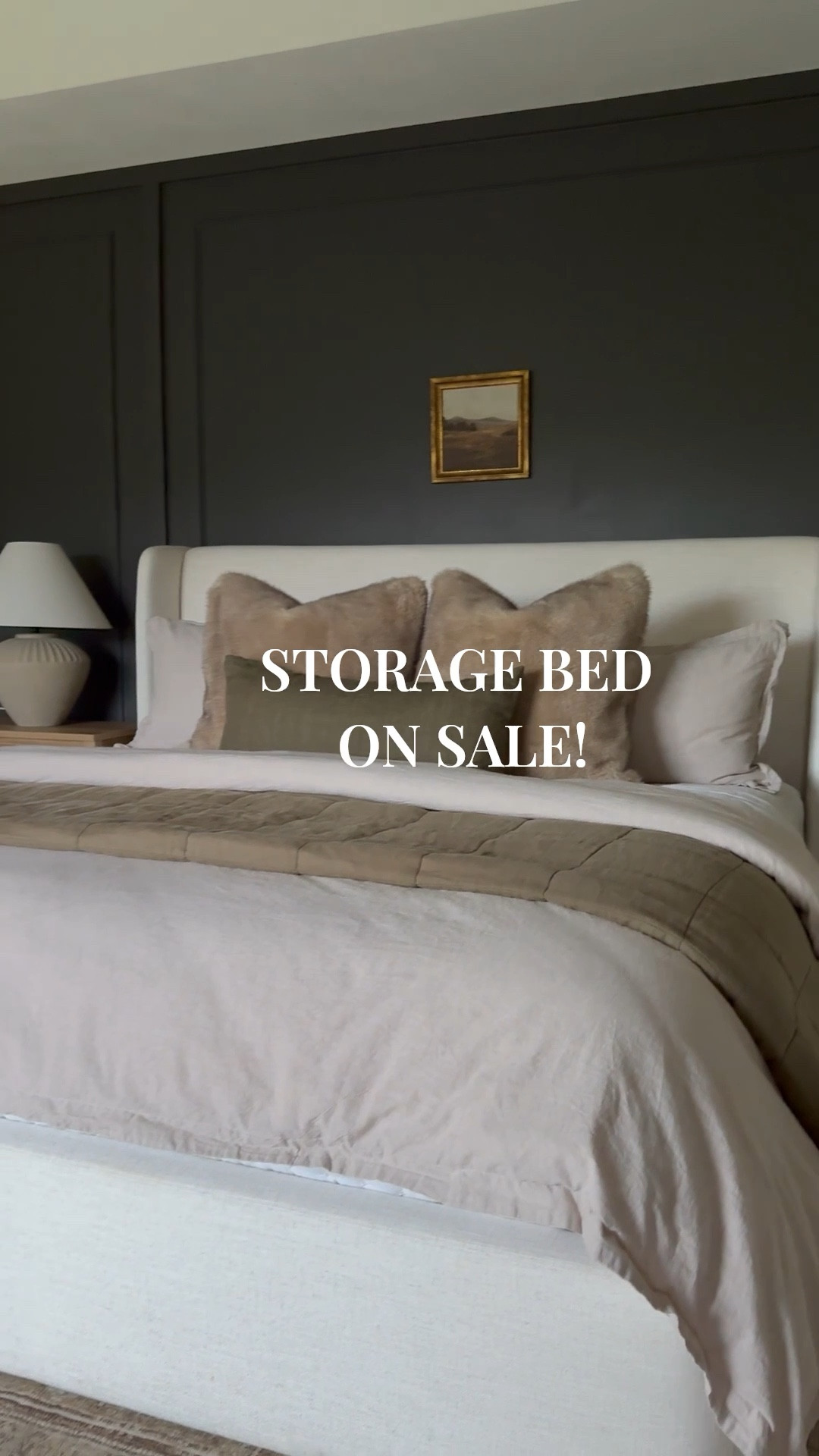 My top-selling storage bed is on sale! It has 3 HUGE pull-out drawers for all the extra storage.

#bedroom #bed #upholsteredbed #storagebed #storagesolutions #bedroominspiration #masterbedroom #primarybedroom #kingbed

#LTKStyleTip #LTKHome #LTKSaleAlert