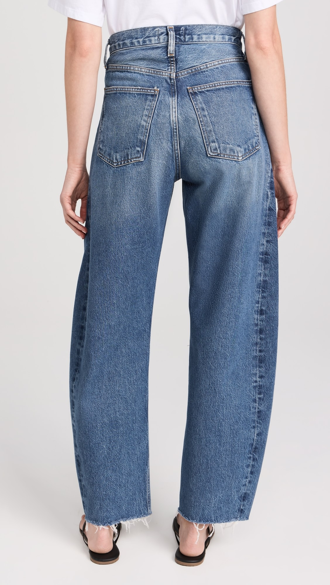 Luna High Rise Curved Taper Jeans | Shopbop