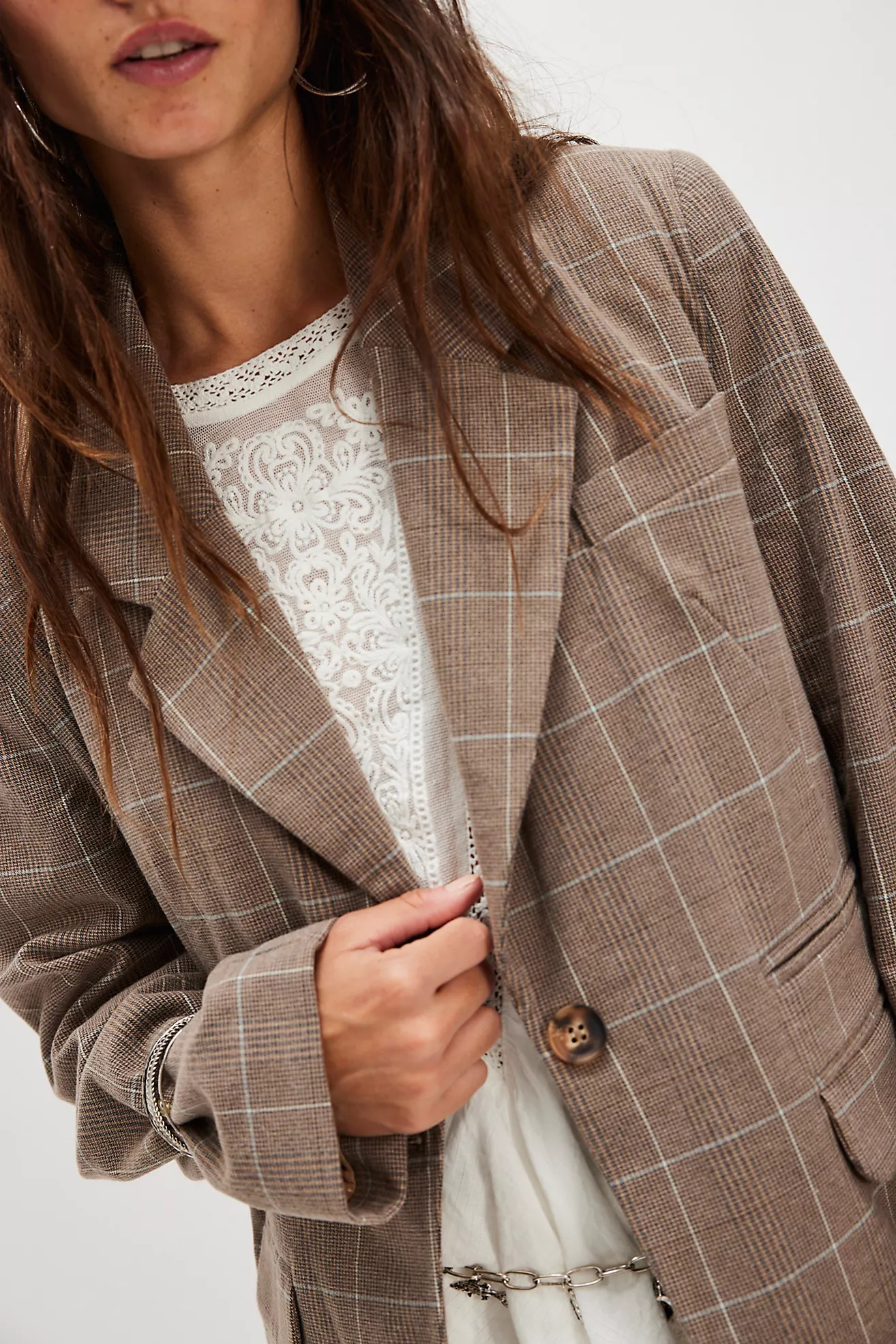 Paper Cut Pinstripe Blazer | Free People (Global - UK&FR Excluded)