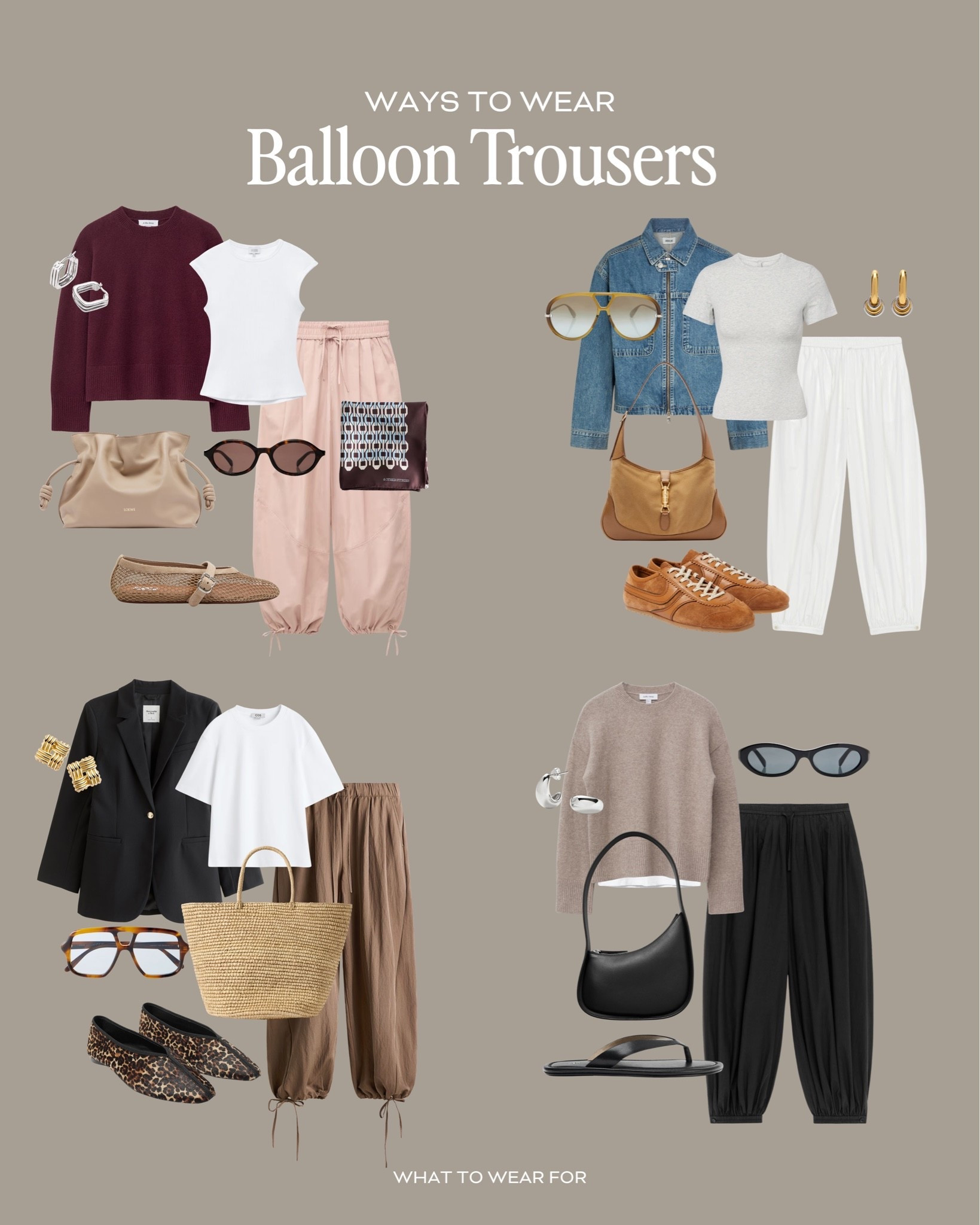 Ways to wear balloon trousers for the transitional season 🫶

#LTKuk #LTKautumn