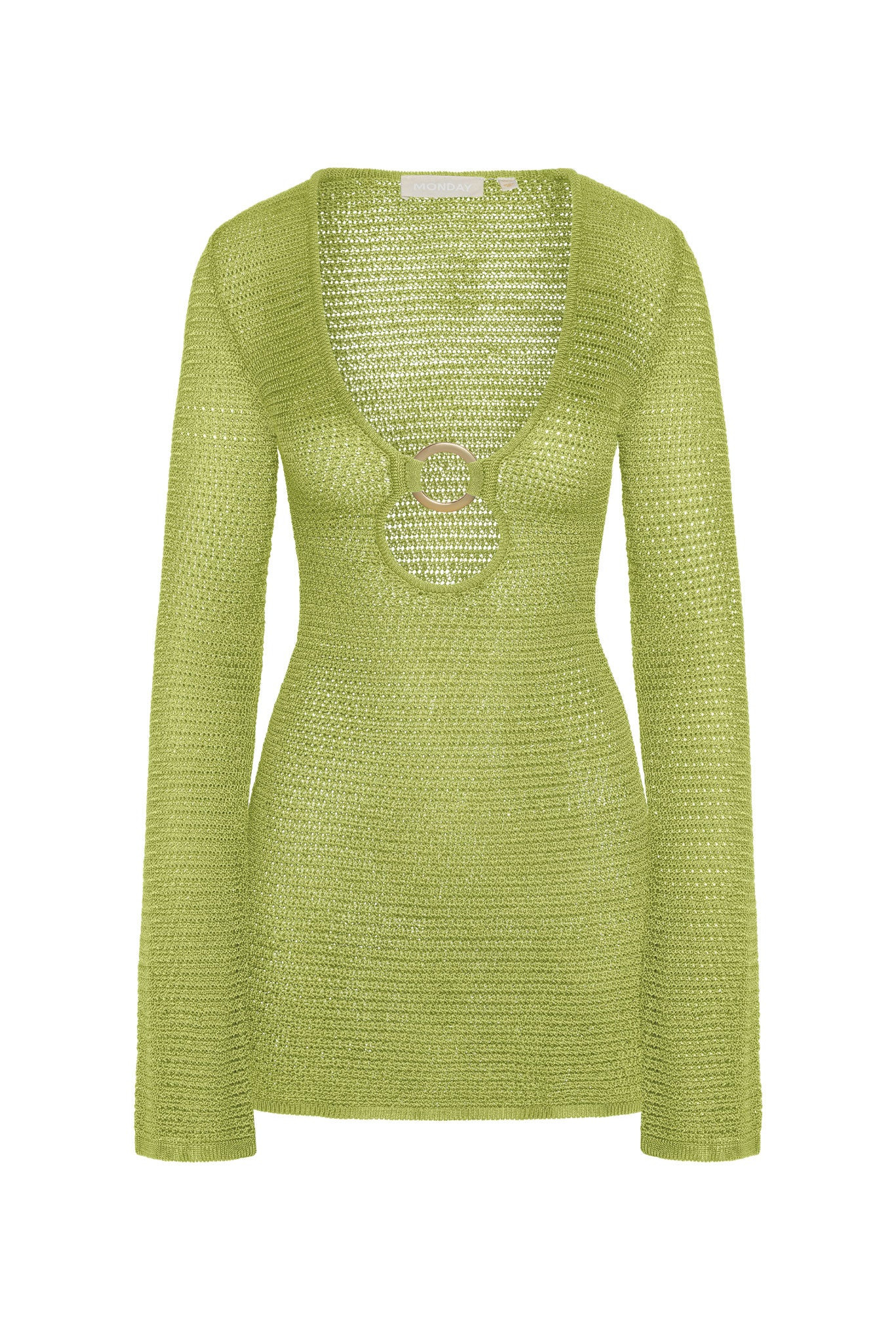 Montego Mini Dress - Apple Treble Knit | Monday Swimwear