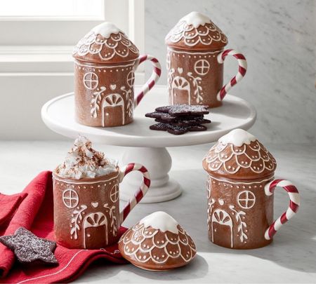 Gingerbread House Lidded Mugs from Pottery Barn, the gingerbread collection.



Christmas decor/ gingerbread decor/ pottery barn Christmas decor/ holiday decor/ christmas table/ christmas plates/ christmas cookie jar/ gingerbread cookie jar/ gingerbread village/ christmas village 

#LTKSeasonal #LTKHoliday #LTKhome