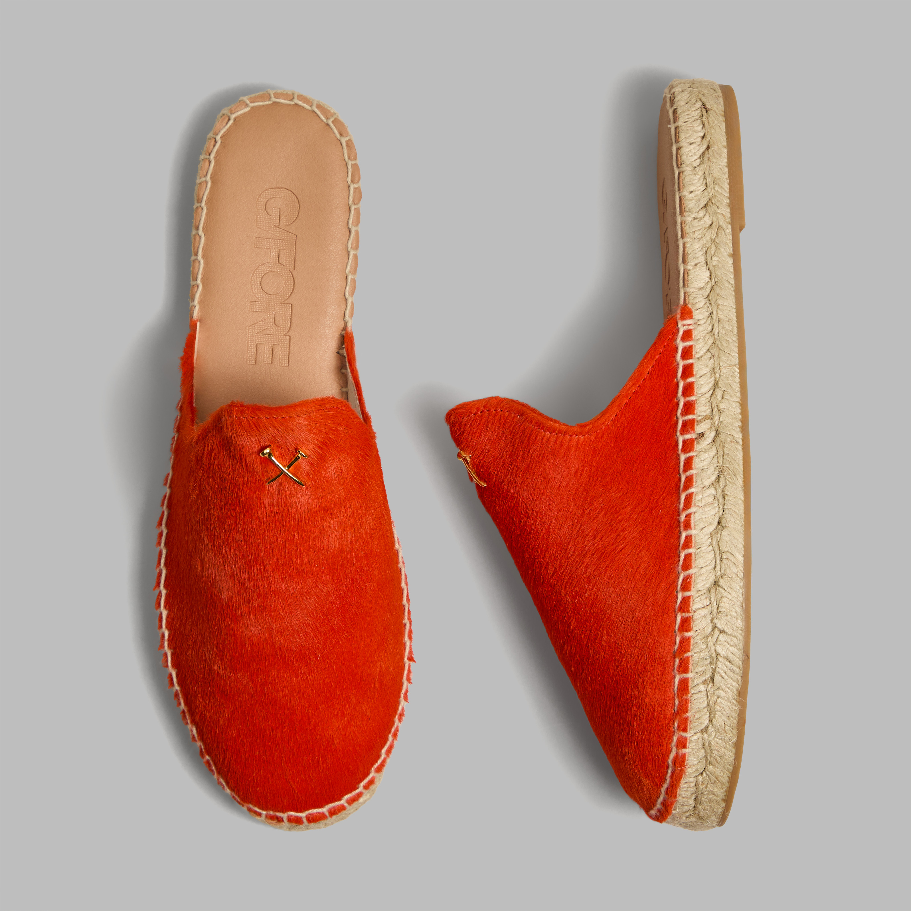 WOMEN'S METAL TEES PONY HAIR ESPADRILLE | WOMEN'S SHOES | G/FORE | G/FORE | G-Fore