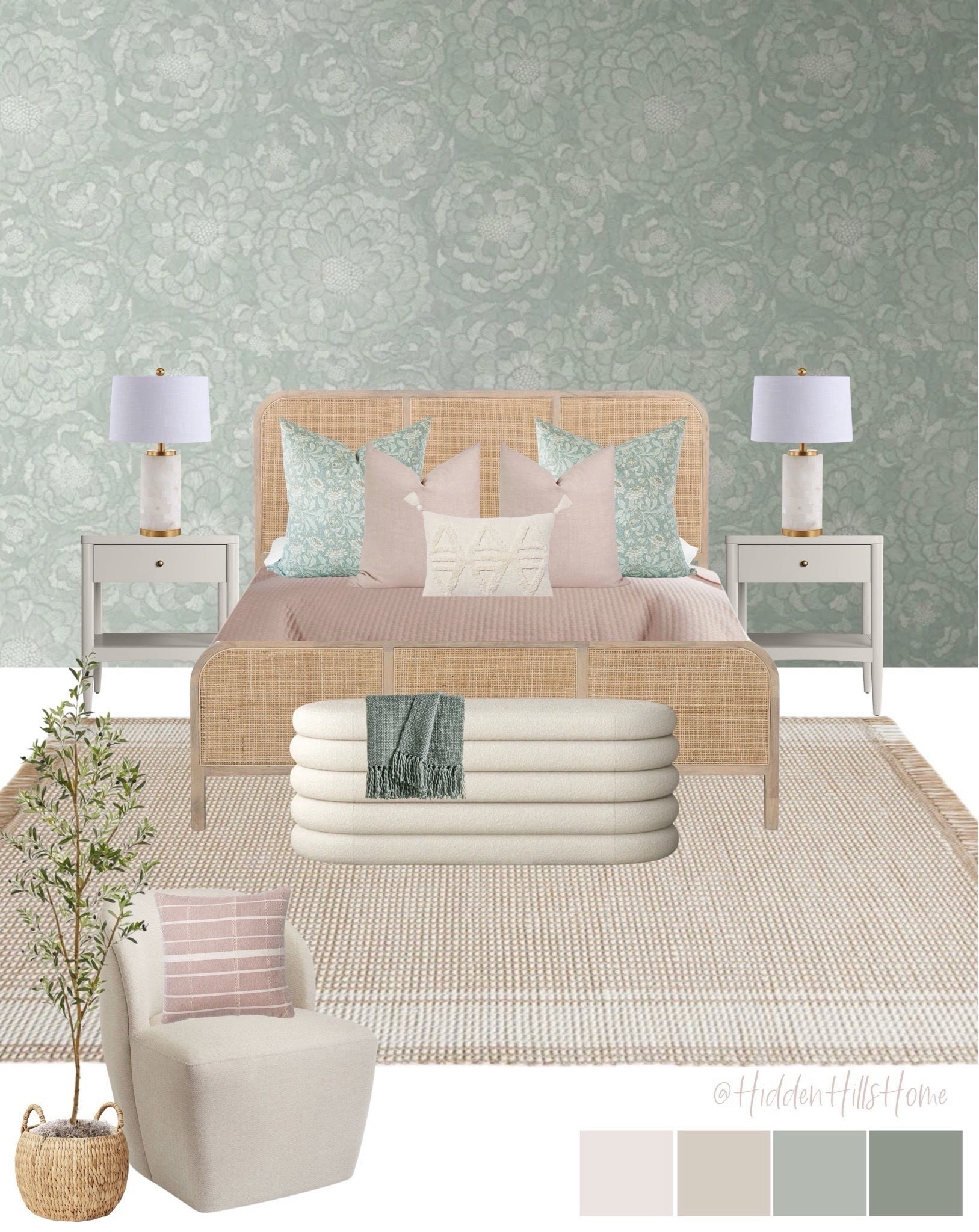 Modern classic teen girls bedroom mood board, green wallpaper, green girls bedroom mood board #canebed



#LTKSaleAlert #LTKHome #LTKSeasonal