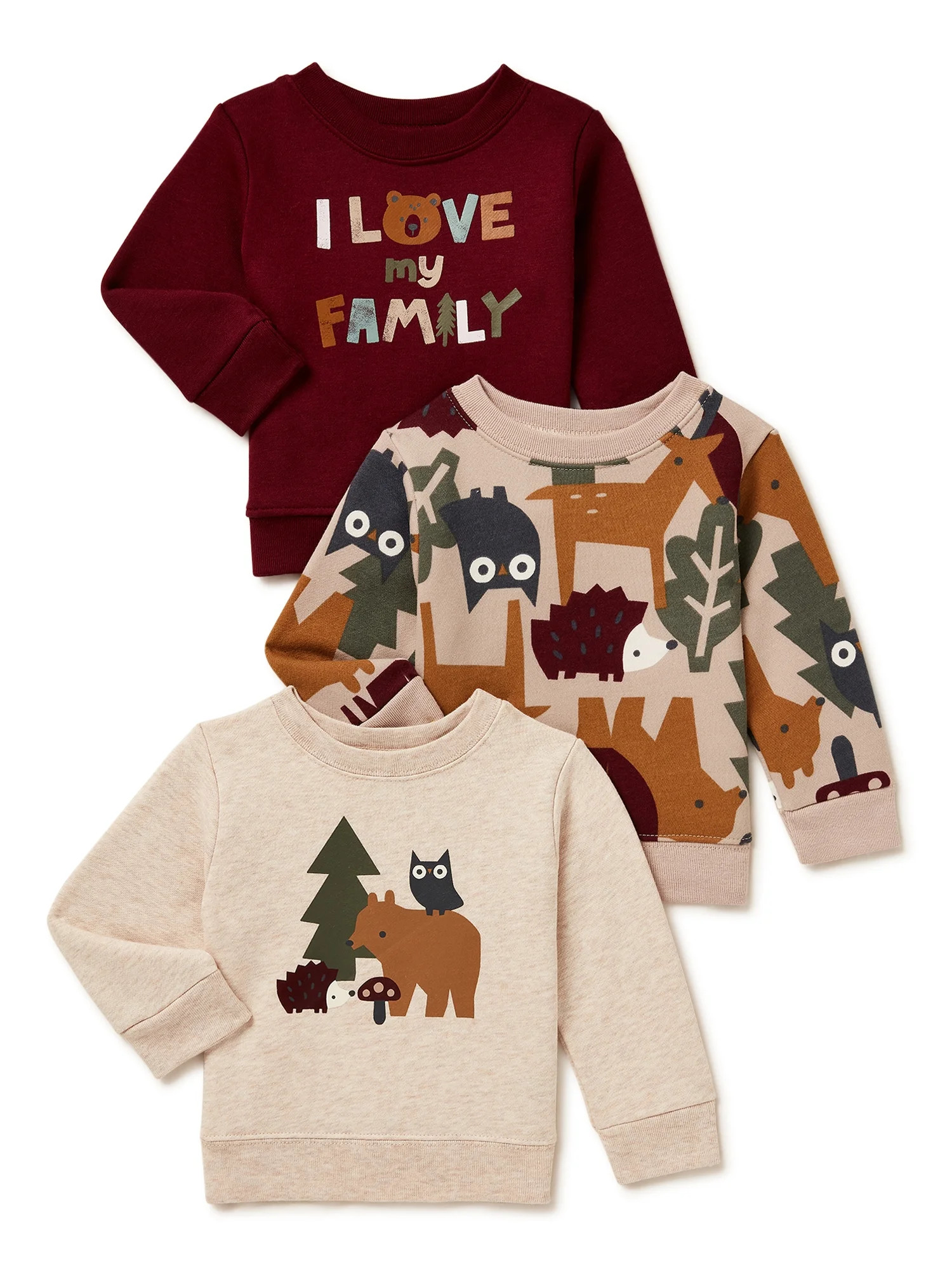 Garanimals Baby Boys Fleece Top, 3-Pack, Sizes 6/9-24 Months - Walmart.com | Walmart (US)