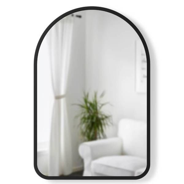 Umbra Hub Arched Mirror - Black | The Hut (UK)