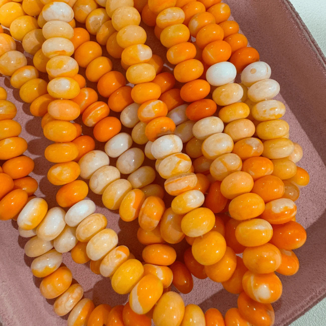 Push Pop Orange Candy Necklace | BRACHA