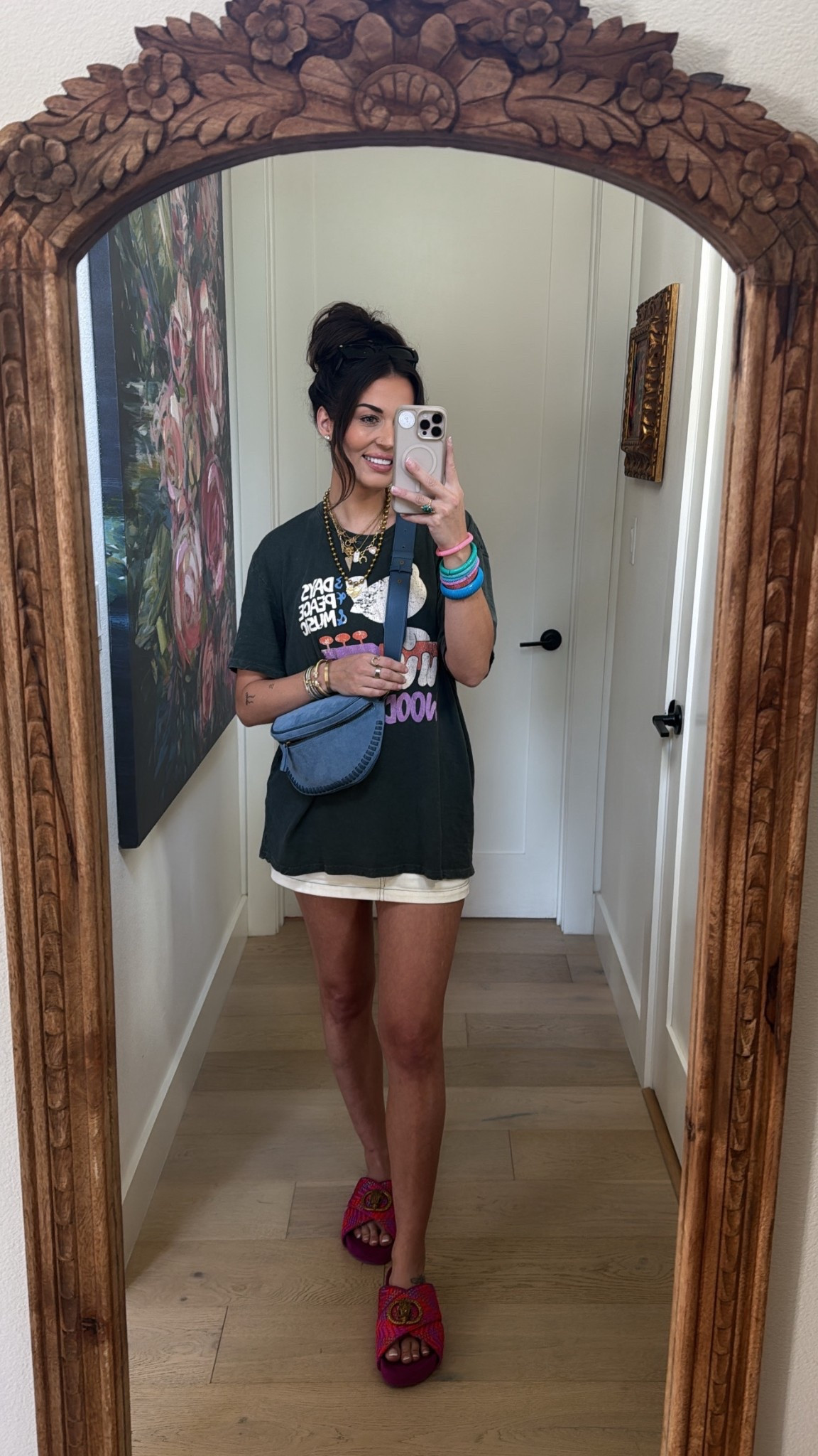 OOTD🧡🩷🩵
Can’t link the bag but it’s the brand Ahdorned!!

#LTKFindsUnder100 #LTKShoeCrush #LTKSaleAlert