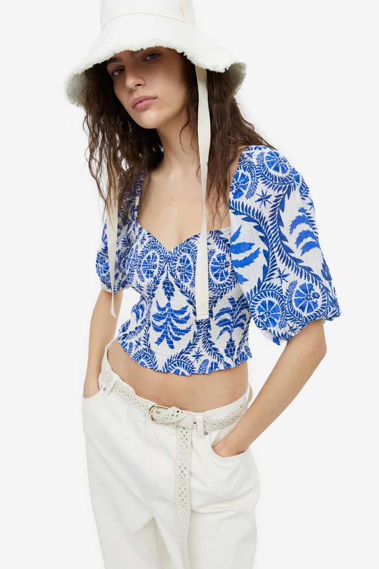 Smocked Top | H&M (US)