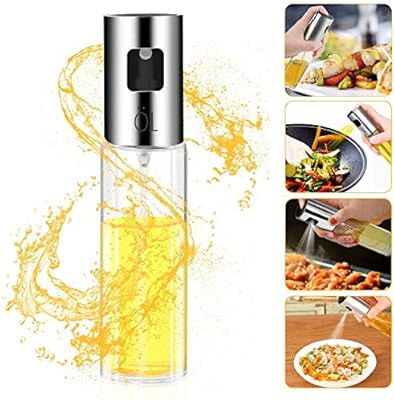 Besmon Olive Oil Sprayer Food-grade Glass Bottle dispenser for Cooking, BBQ, Salad, Kitchen Bakin... | Amazon (US)
