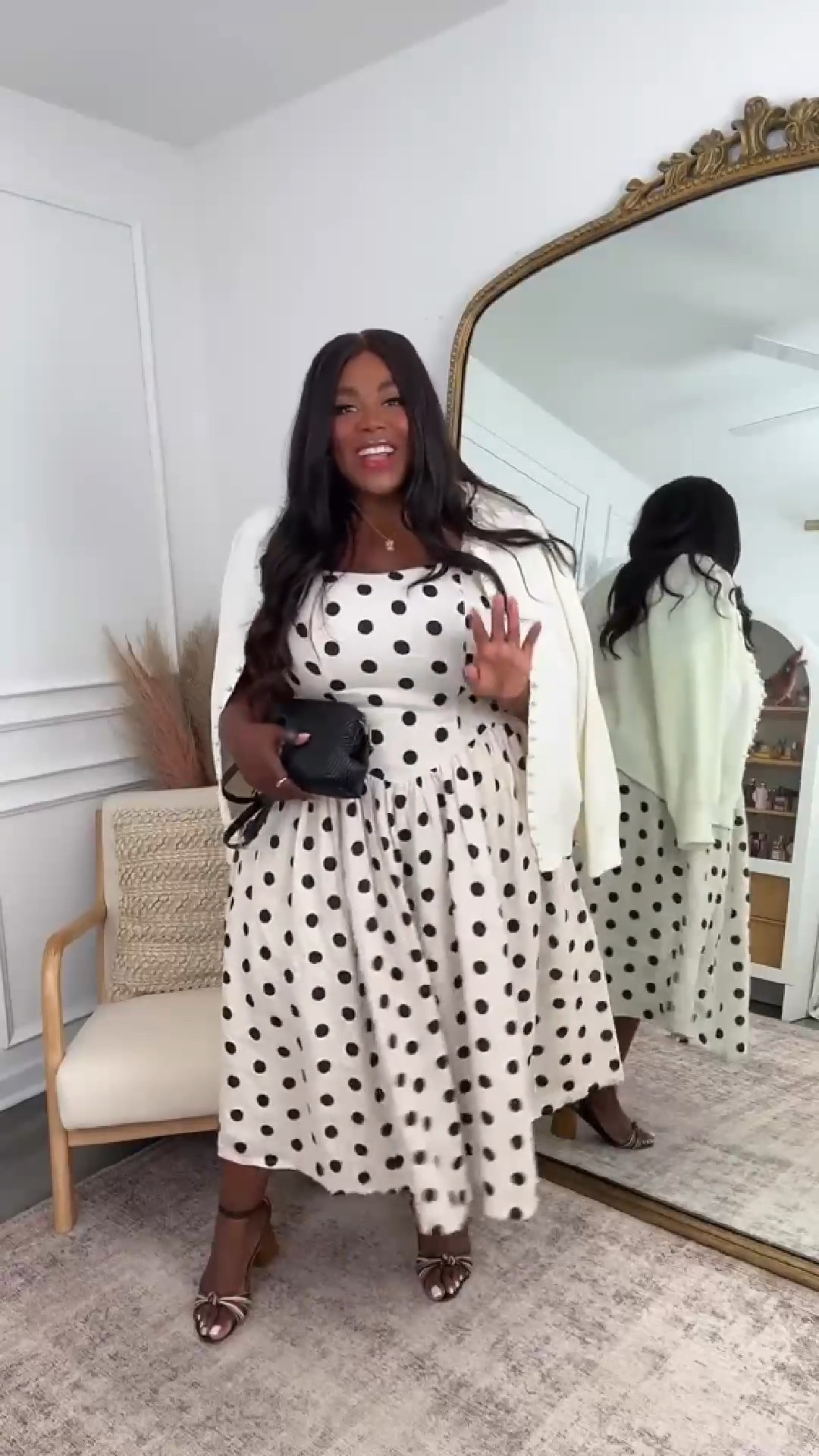 Such a feminine look — mostly from Amazon 

Dress 2X
Cardigan XXL

Shoes and bag are old anthro 

#LTKFindsUnder50 #LTKFindsUnder100 #LTKPlusSize