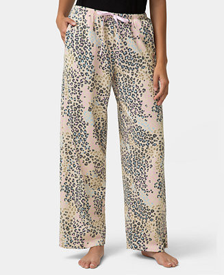 Women's Cotton Printed Mid-Rise Pants | Macy's