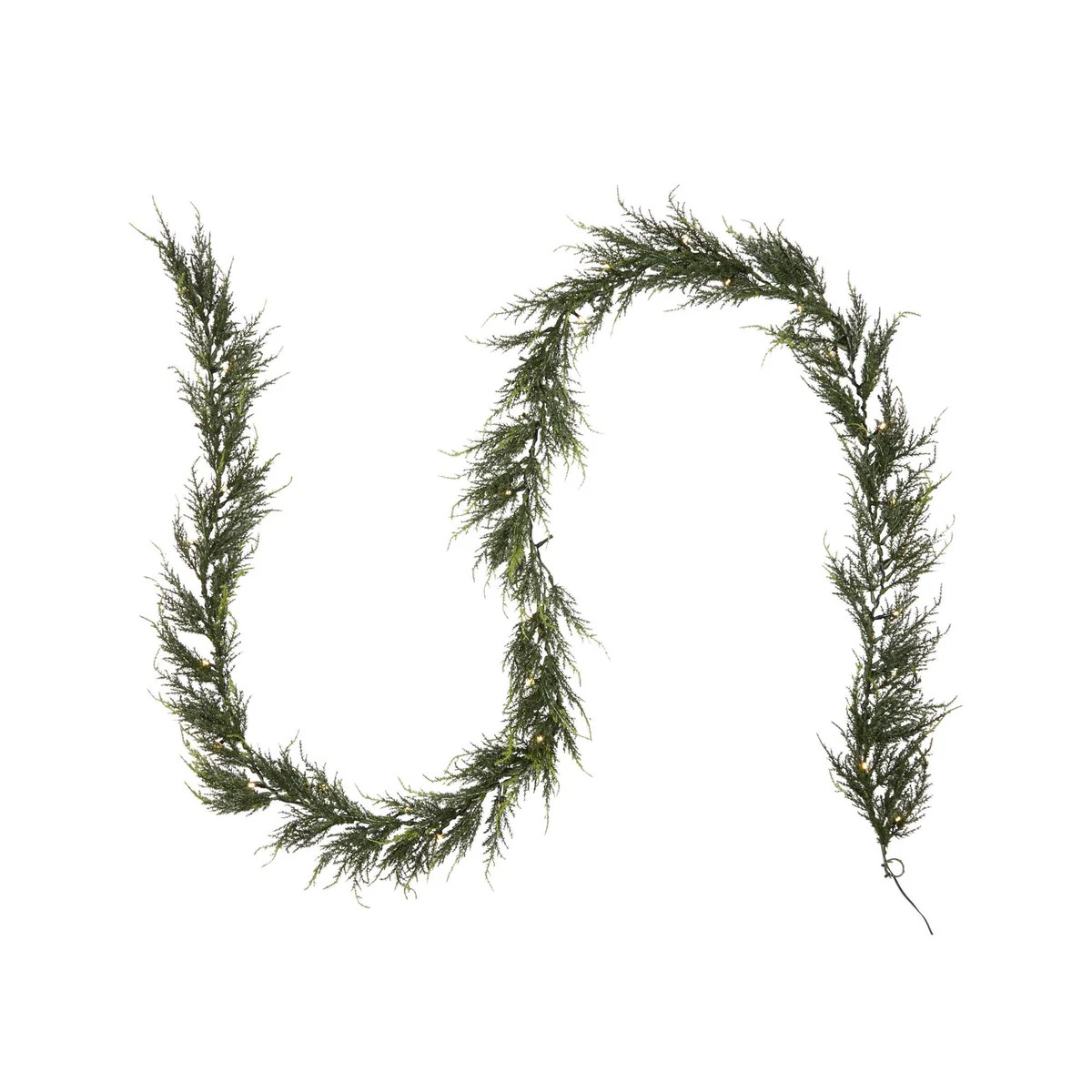 Cedar 9-Ft Pre-Lit Christmas Garland | Williams-Sonoma
