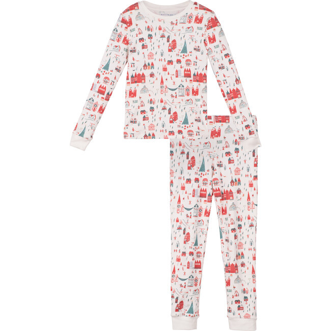 Taylor Holiday Pajama Set, Mr. Boddington's Village | Maisonette