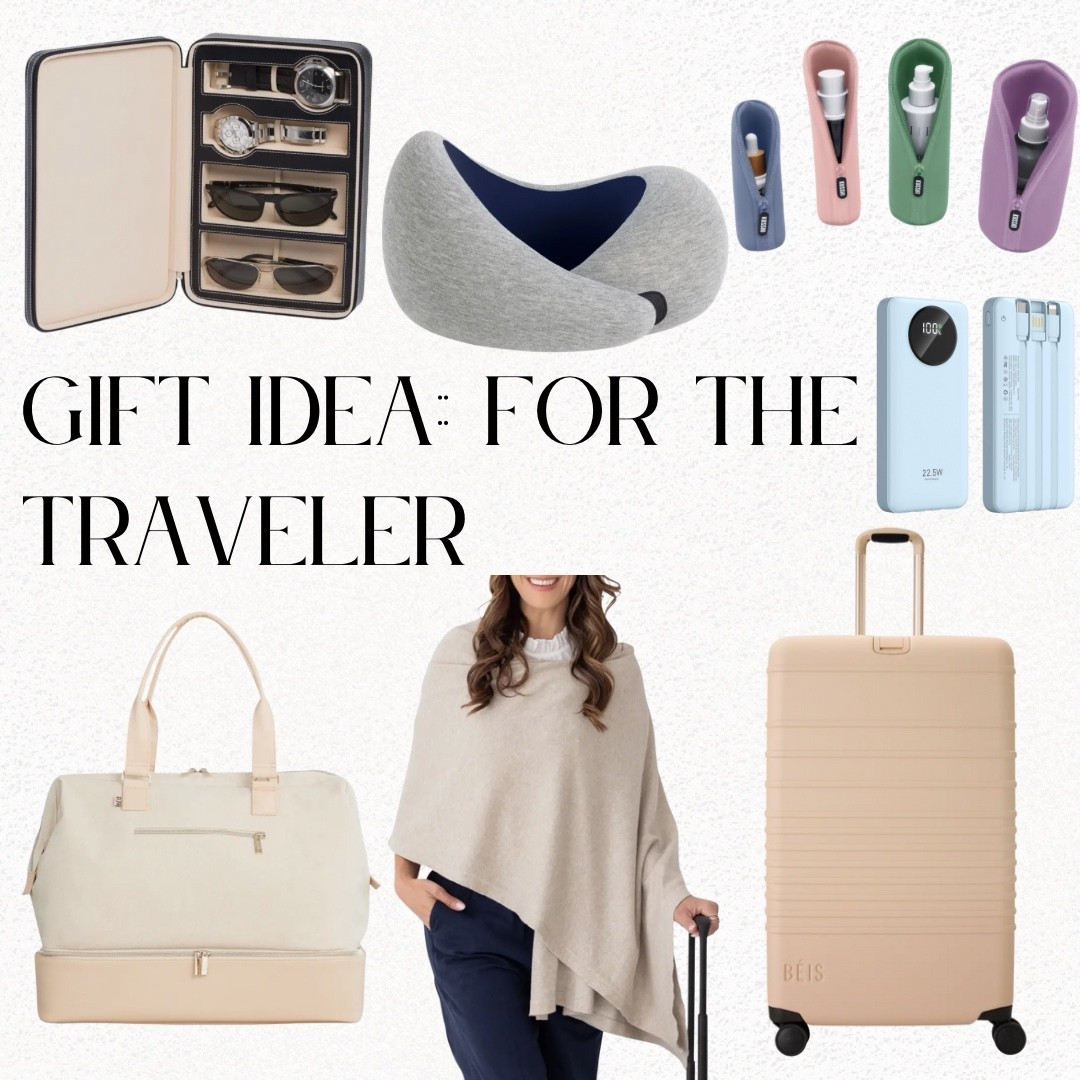 For the wanderluster in your life—these travel-ready gifts make every journey smoother! ✈️✨  

🧳 Chic luggage  
🔌 Portable chargers  
🛏️ Cozy travel pillows  
🧵 Soft throws  

Give the gift of comfort and convenience for their next adventure. #TravelGiftGuide #HolidayGifts #LTKTravel #GiftIdeas #JetSetReady

#LTKHoliday #LTKSeasonal #LTKGiftGuide