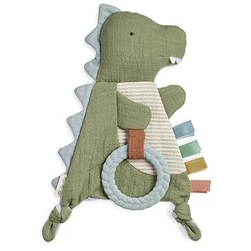 Itzy Ritzy - Bitzy Crinkle Sensory Toy Dinosaur with Crinkle Sound for Babies & Toddlers - Featur... | Amazon (US)