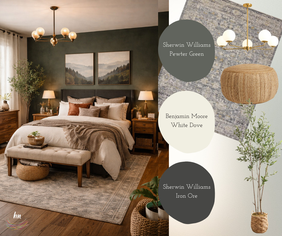 A moody, nature-ful sanctuary for sleeping and relaxing...yes, please! 

 #LTKHome