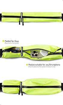 Fitgriff® Running Belt for Men & Women - Secure Jogging Pouch for Phone, Keys & Essentials - For... | Amazon (US)