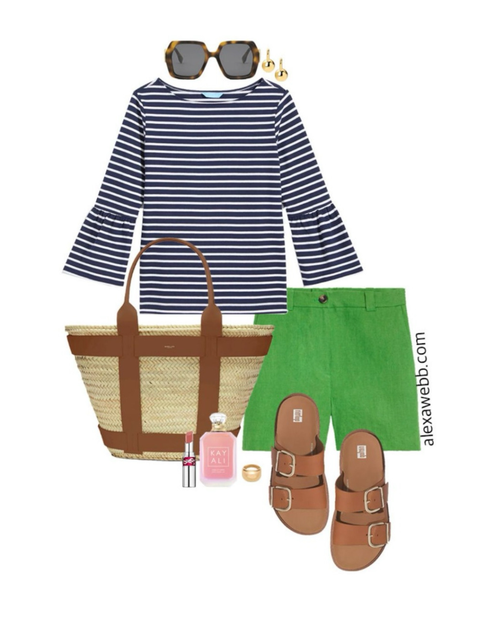 Plus Size Resort Capsule - Part 2 - Plus Size Navy Chino Shorts Outfits - Are you headed somewhere warm this winter? A resort vacation? Well, here is a plus size resort capsule wardrobe. An easy way to pack for your next trip! Alexa Webb #plussize

#LTKTravel #LTKPlusSize #LTKSeasonal