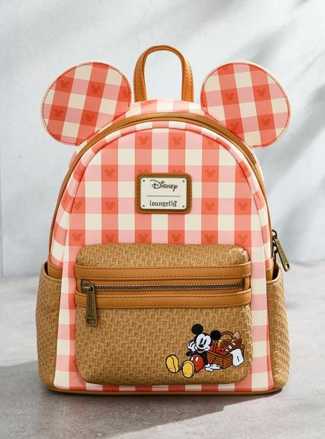 Loungefly Disney Mickey Mouse Picnic Ears Mini Backpack - BoxLunch Exclusive | BoxLunch | BoxLunch