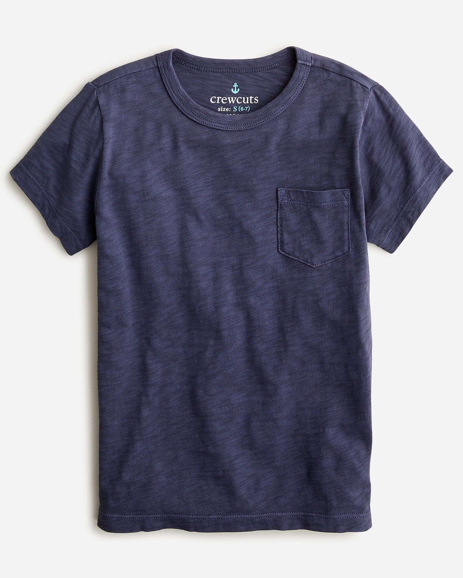 Kids' garment-dyed pocket T-shirt | J.Crew US
