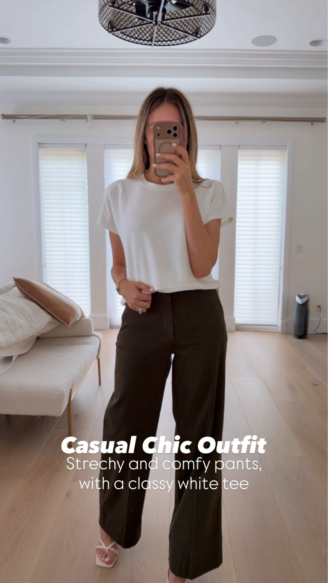 casual chic outfit idea - stretchy and comfy pants with a classic white tee. Everything runs true to size, I’m wearing a size small and the pants in the long length.
Use Code: ALINEXSPANX (15% off first purchase + free shipping, new customers only, excludes sale)

#SpanxPartner @spanx

#LTKU #LTKSeasonal #LTKootd