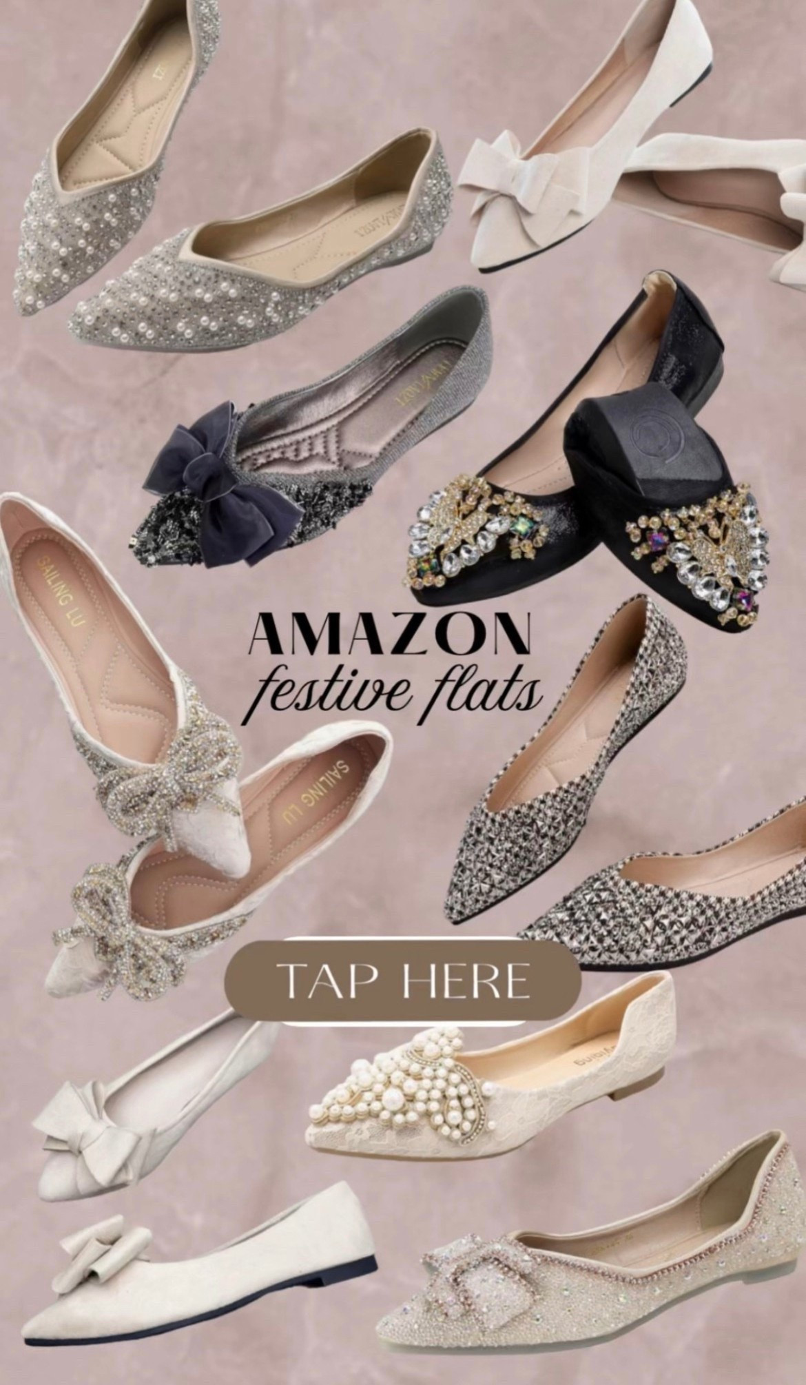 Party holiday outfit 
Glitter flats 

#LTKHoliday #LTKParties