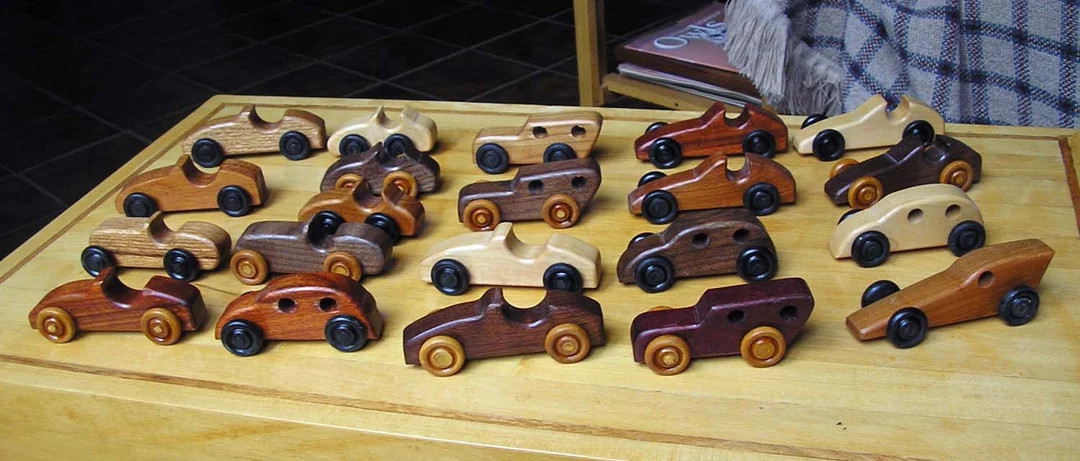 7/8 Peanut Cars wooden Toy Car - Etsy | Etsy (US)