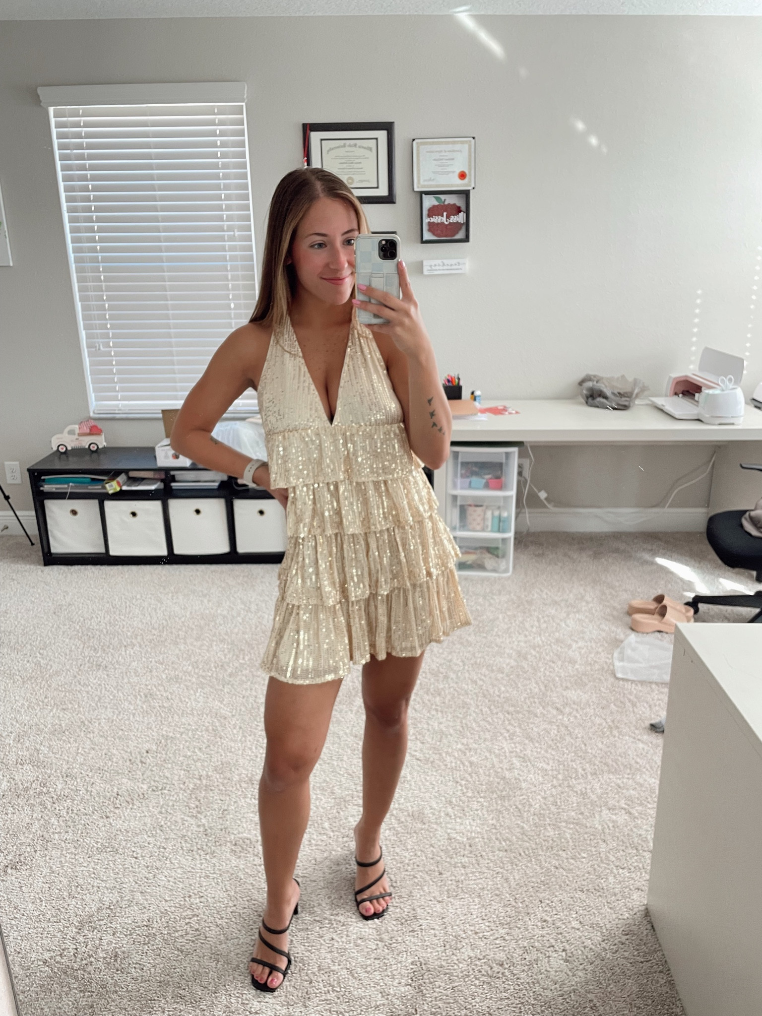 ✨New Year’s Eve outfit ✨ 

Holiday outfit. Sparkly dress. Sequin dress. Halter holiday dress. Shein holiday clothes 

#LTKparties #LTKSeasonal #LTKHoliday