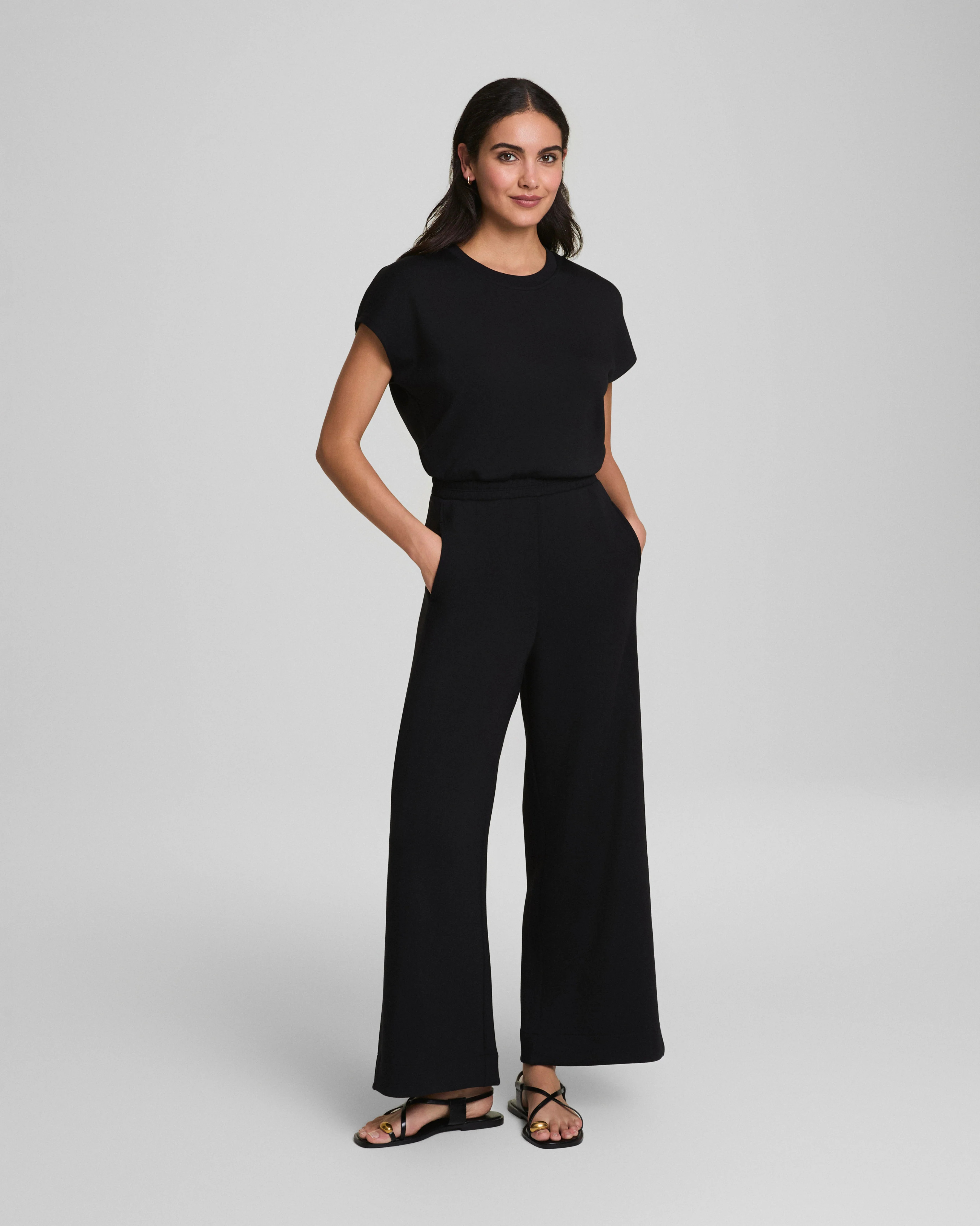 SPANX® AirEssentials Cap Sleeve Cinched Jumpsuit | Spanx