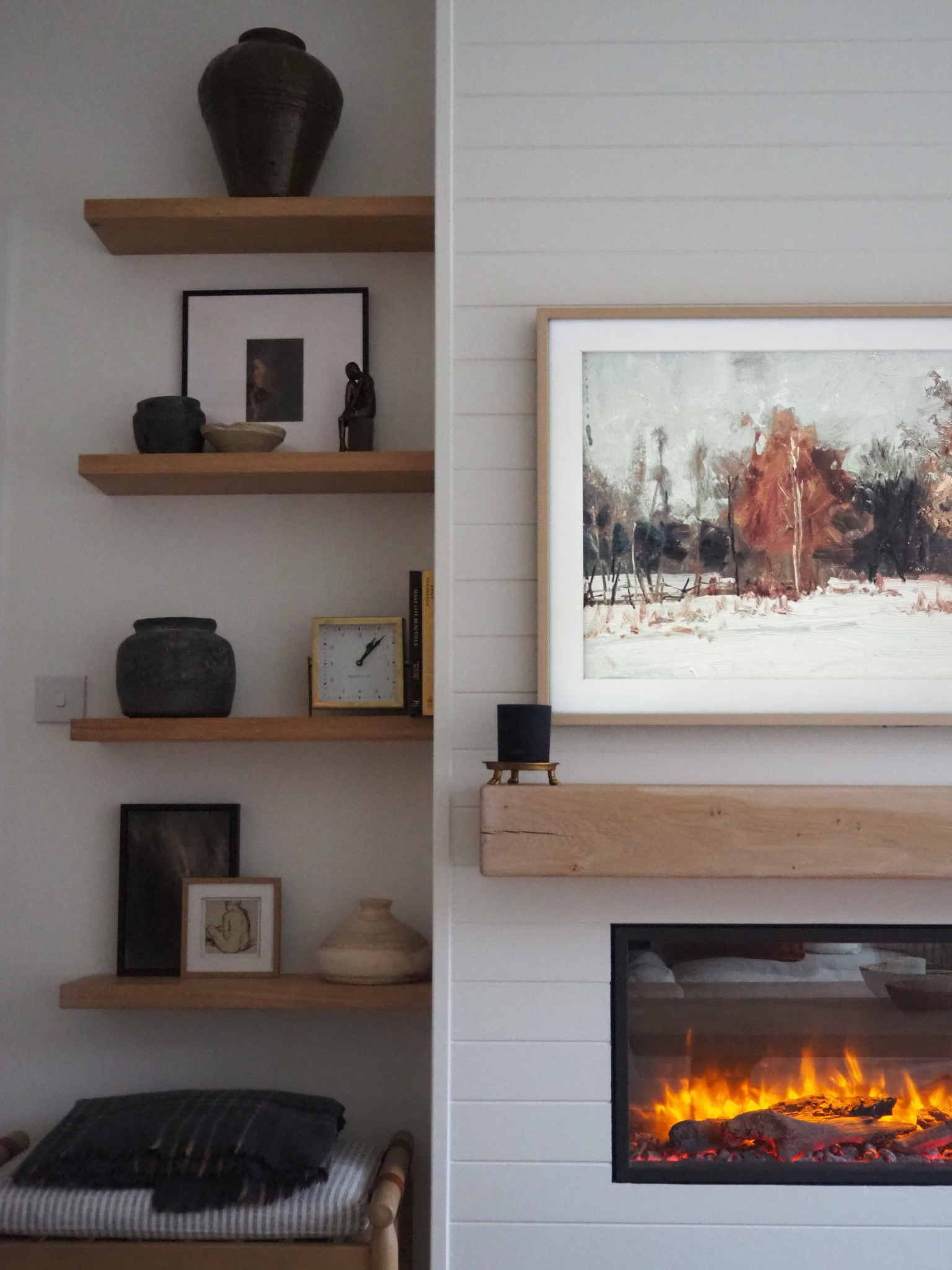 Modern rustic shelf styling, living room inspo, home decor 

#LTKeurope #LTKSeasonal #LTKhome