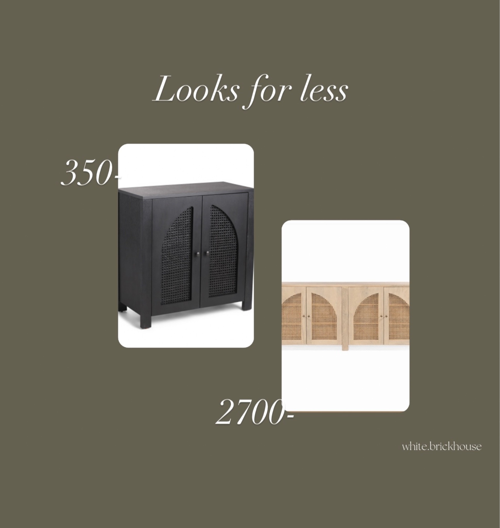 Looks for less
Rattan arched cabniet
Splurge. Save. Styletip . Design

#LTKstyletip #LTKhome