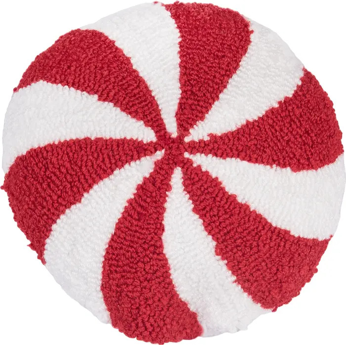 C&F Home Christmas Round Hooked Pillows | Nordstrom | Nordstrom