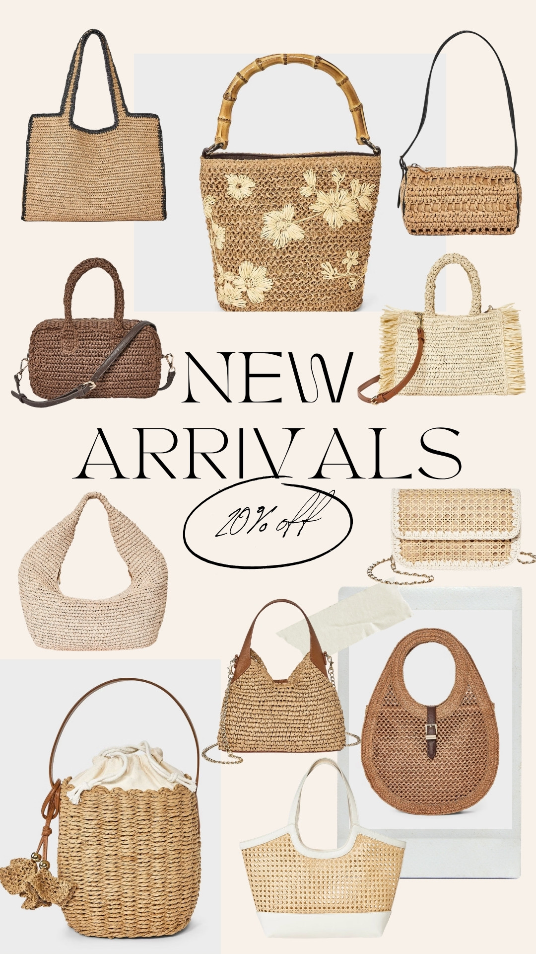 So many cute woven bags just dropped + they’re 20% off right now. Perfect for summer outfits, vacations, and everyday looks!

#LTKOver40 #LTKSaleAlert #LTKSeasonal