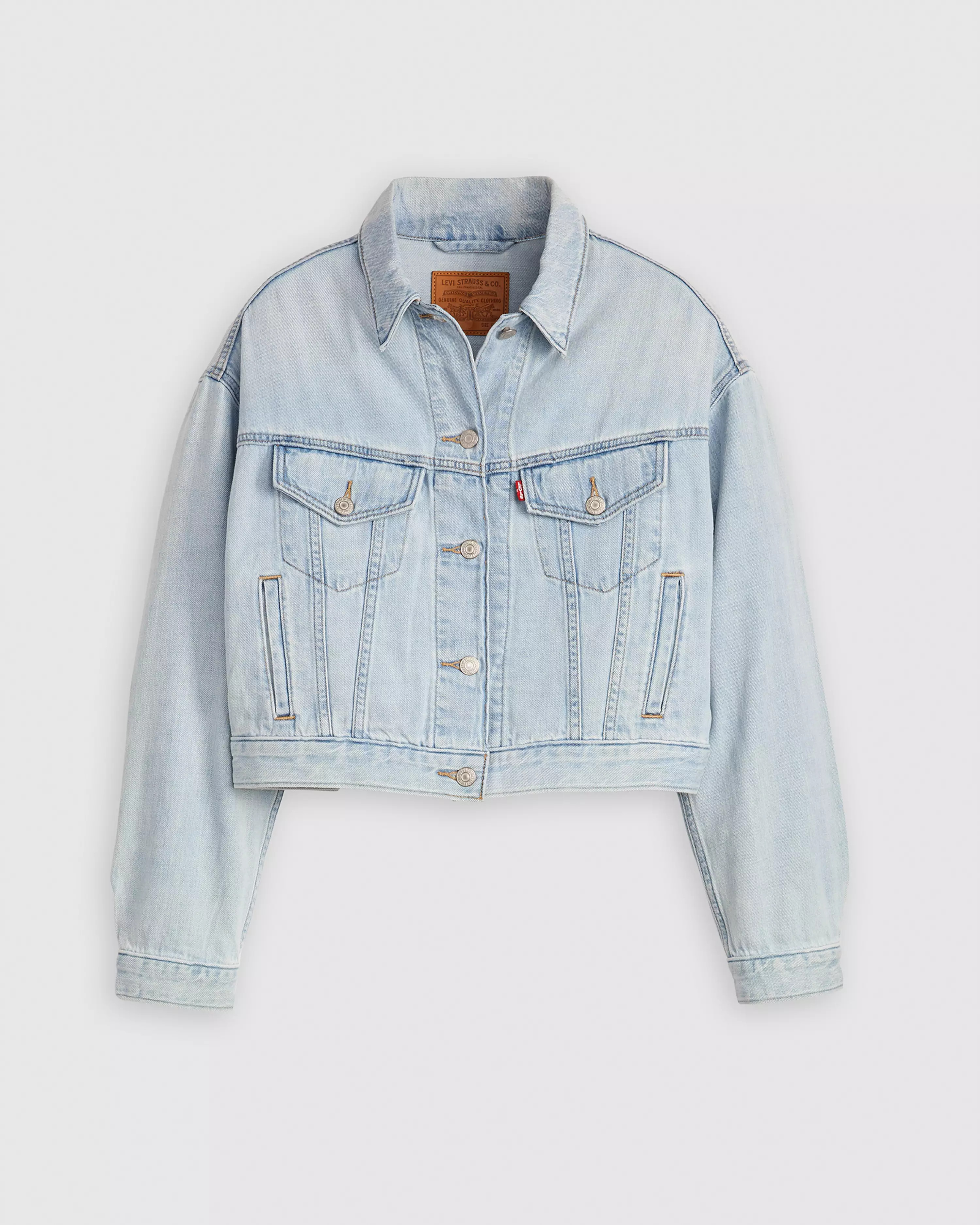 Shrunken '90s Linen+ Denim Lightweight Trucker Jacket | Levi's US
