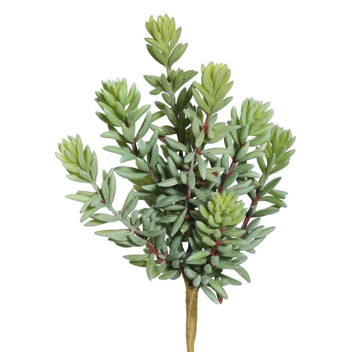 Artificial (Pk/3) Sedum Pick (8") - Vickerman: Indoor Polyester Faux Succulent Decor | Target