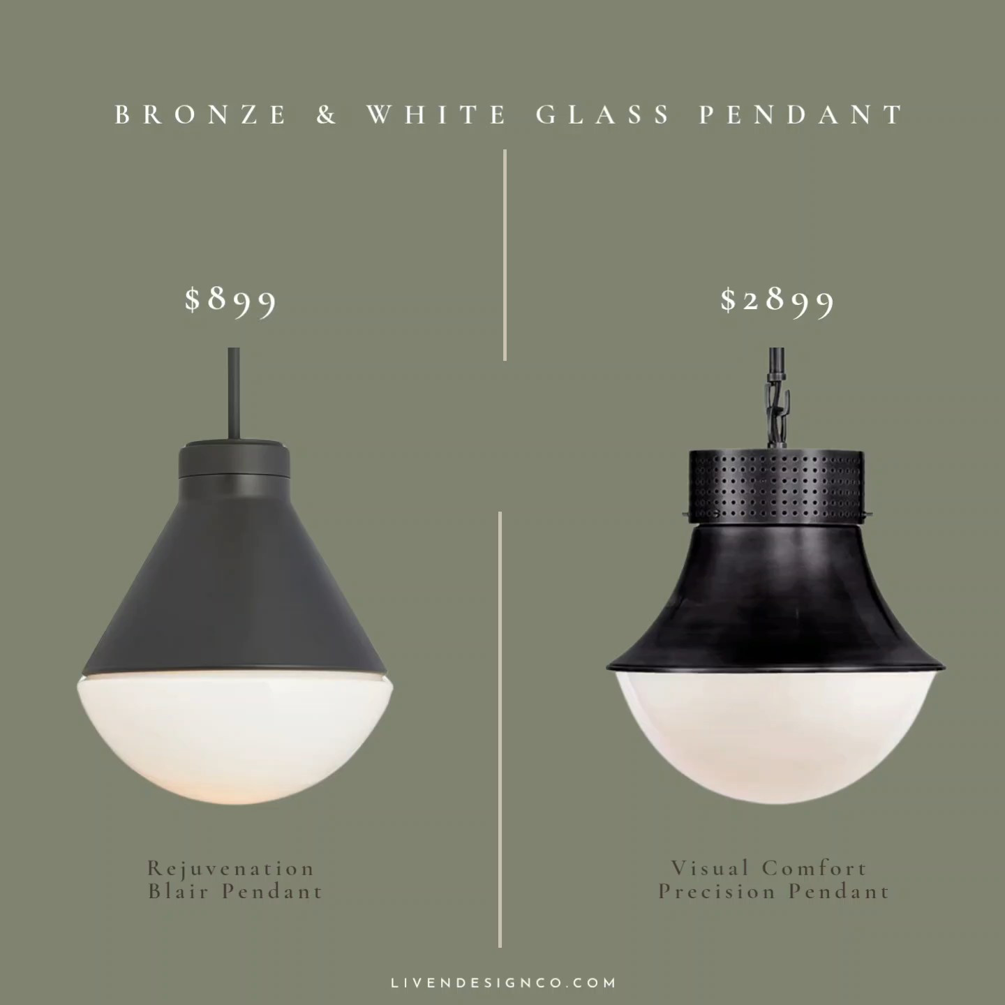Save splurge. Bronze and white glass pendant. Dupe. Look for less. Copycat. 

#LTKSeasonal #LTKHome #LTKSaleAlert