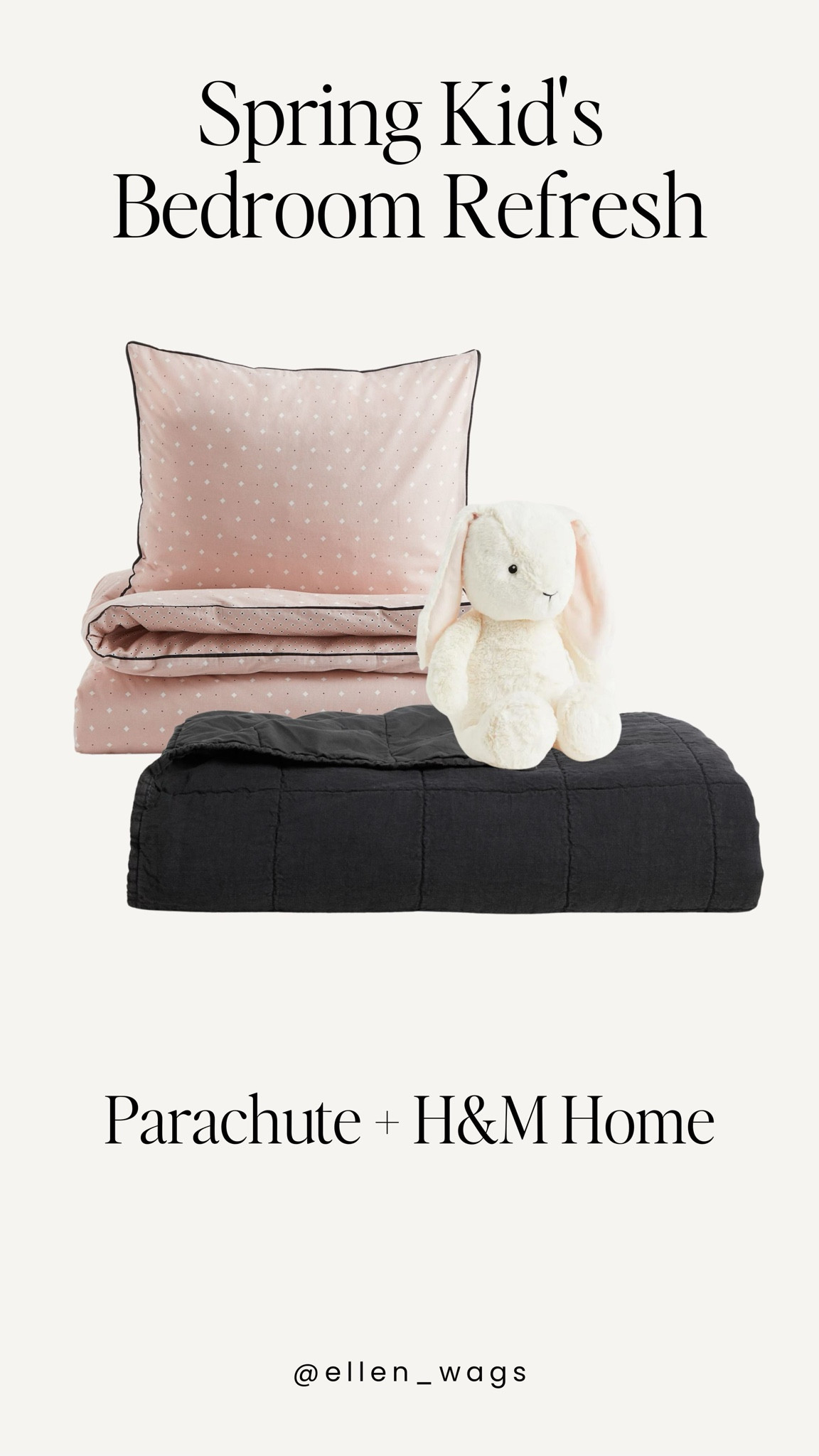 Loving this precious pink pattern paired with a darker quilt. Perfect for the winter to spring transition! 💗🐰 

#LTKhome #LTKkids #LTKFind