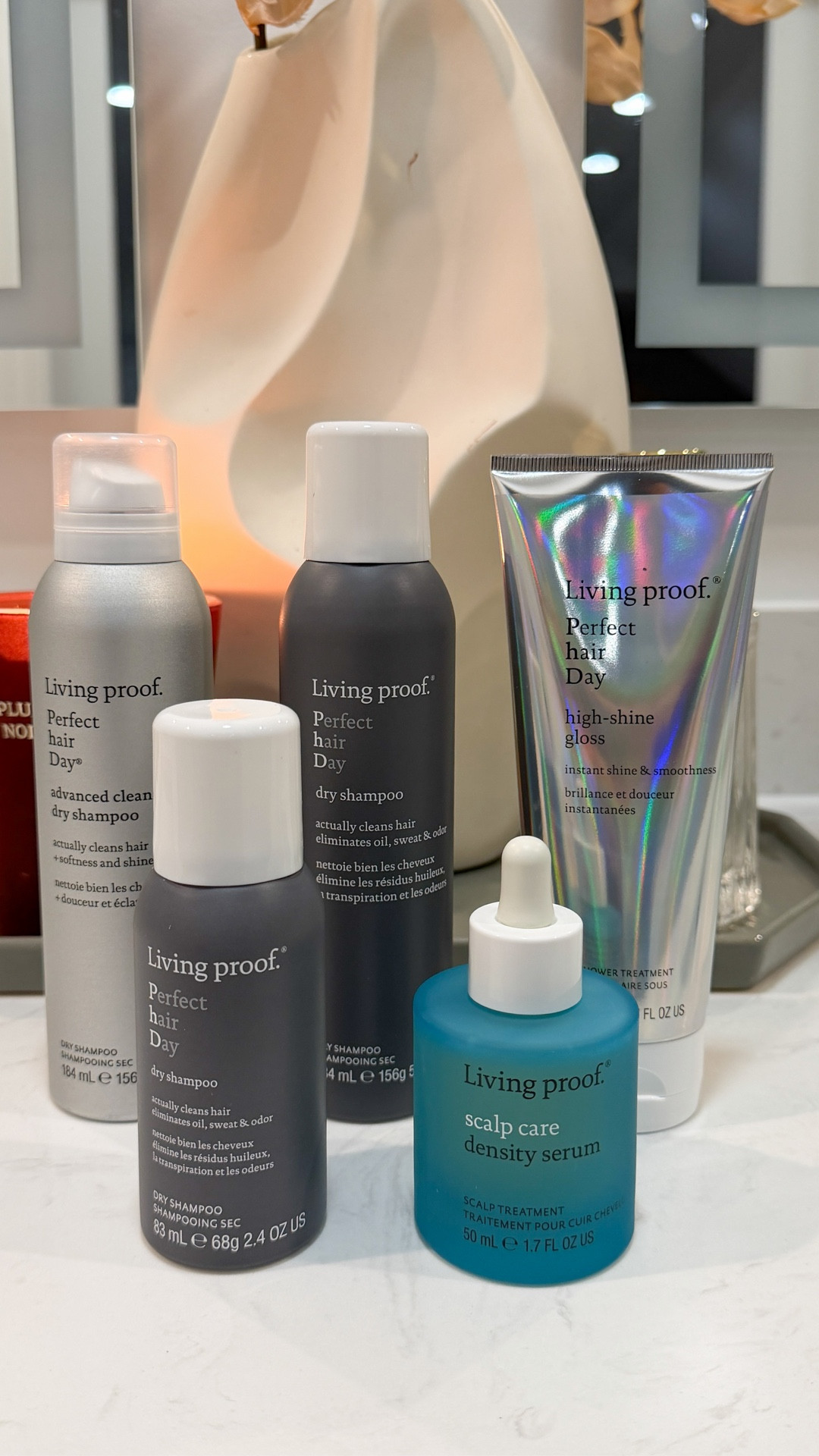 These are some of fave hair products that consistently give me clean, soft, shiny hair without weighing it down.
The dry shampoo actually cleans, the high-shine gloss makes my ends look freshly blown-out, and the scalp density serum has been a game changer for fullness 🙌 If you’ve been wanting to level-up your hair routine…this lineup is truly worth it.

❤️ Shop my Living Proof must-haves here below! 👇 


#LTKGiftGuide #LTKFindsUnder50 #LTKSaleAlert