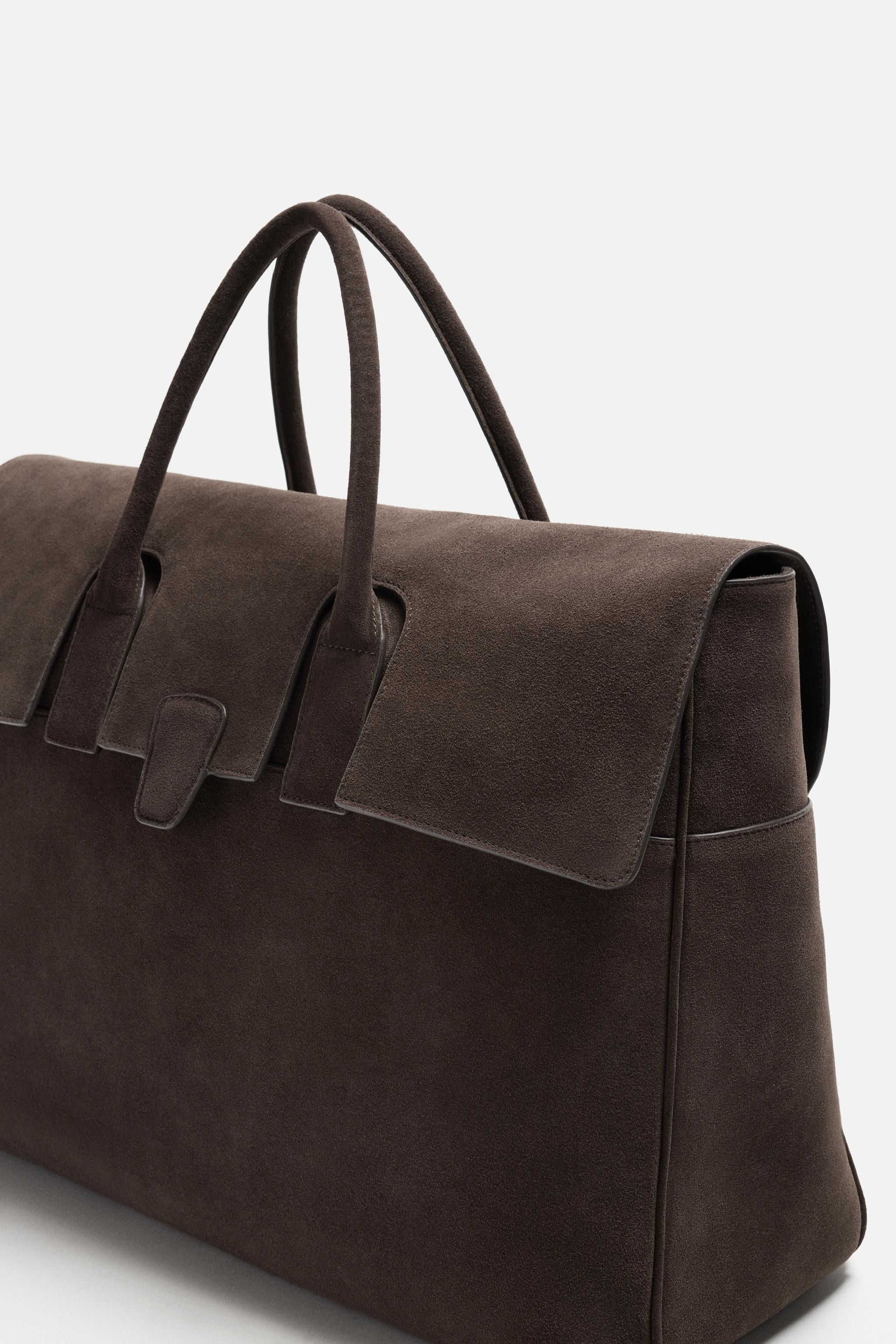 LEATHER HANDBAG | Zara US