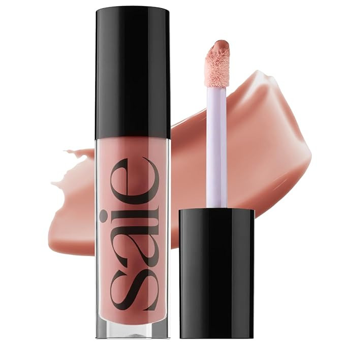 Saie Glossybounce - Hydrating Lip Gloss and Tinted Lip Oil Hybrid with Hyaluronic Acid & Jojoba O... | Amazon (US)