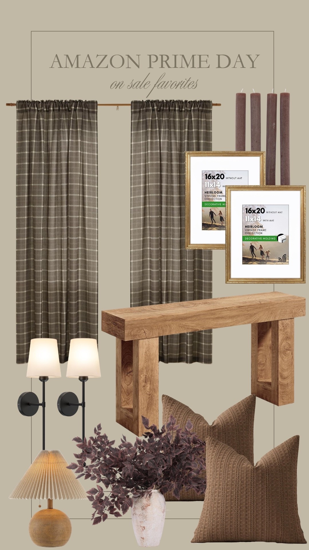 Amazon prime day sale finds 🤎 Love these moody home decor and furniture favorites!