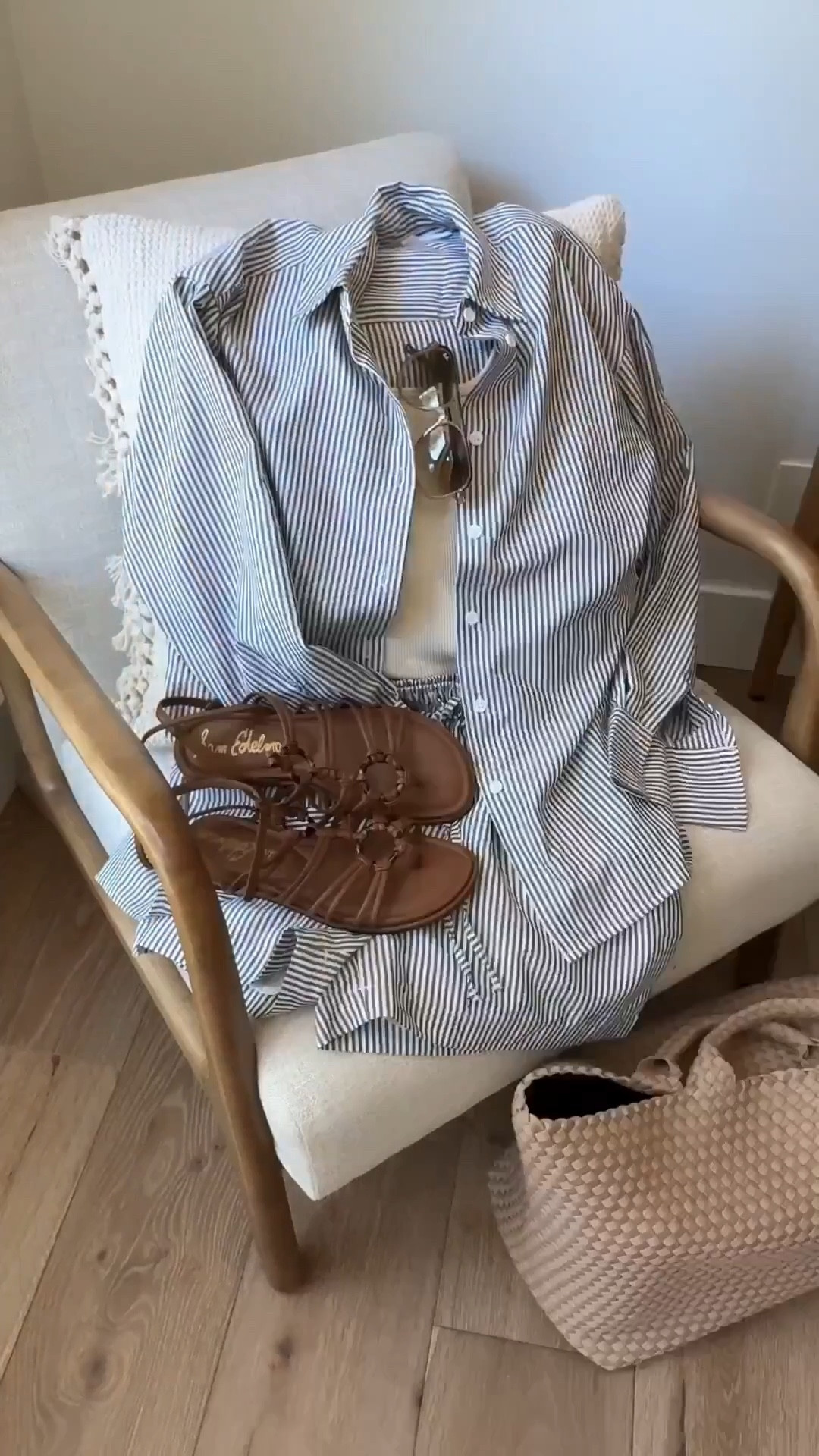 The perfect 2 piece stripe set, one of my most worn on repeat outfits, runs a tad big, size down sz xs
Bodysuit sz small
Sandals are incredibly comfortable  and run tts…ki making a new style I just picked up and have been wearing lately that is equally comfy
Wear over a swimsuit for the perfect vacation outfit as well, amazon casual outfit ideas, matching stripe shorts set outfit, summer style 


#LTKOver40 #LTKootd #LTKSeasonal