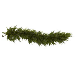 60-inch Cedar Decorative Garland - On Sale - Overstock - 8343509 | Bed Bath & Beyond